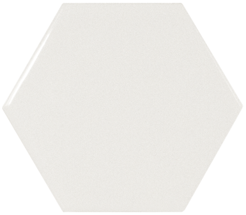 Настенная плитка 21911 Scale Hexagon Scale White 10.7x12.4 Equipe