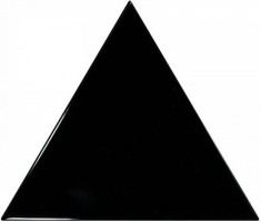 Настенная плитка 23821 Scale Triangolo Black 10.8x12.4 Equipe