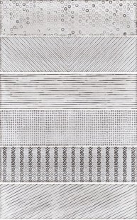 Декор 24054 Splendours Fabric Grey 7.5x30 Equipe