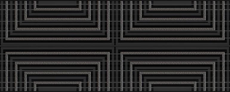 Декор Ceradim Infinity Dec 20x50 черный КБС17ИН204