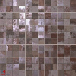 Мозаика fKVD Evoque Acciaio Copper Mosaico 30.5x30.5 Fap Ceramiche