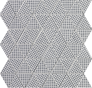 Мозаика настенная fOEH Pat Deco Blue Triangolo Mosaico 30.5x30.5 Fap Ceramiche