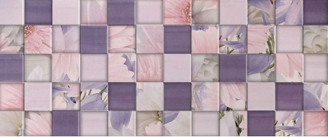 Настенная плитка 10101003942 Aquarelle lilac wall 03 25x60 Gracia Ceramica