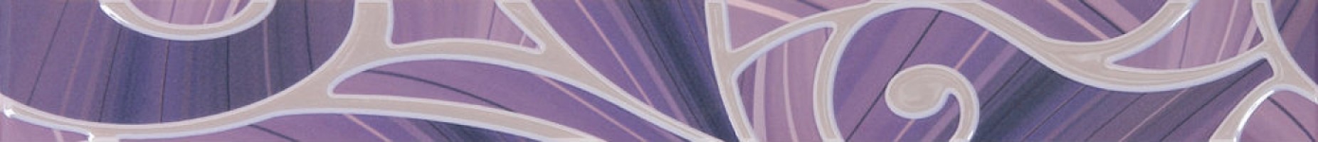 Бордюр 10214001052 Arabeski purple decor 01 6.5x60 Gracia Ceramica