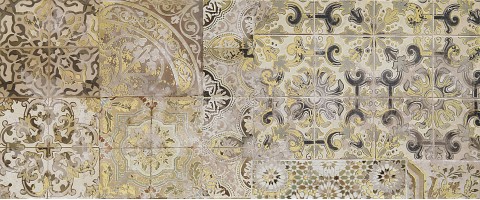 Декор 10301001949 Patchwork beige decor 02 25x60 Gracia Ceramica