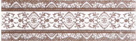 Бордюр Шамони коричневый 01 25x7.5 Gracia Ceramica