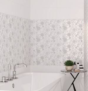 Плитка Gracia Ceramica Blum white wall 02 25x60 настенная 10100001311
