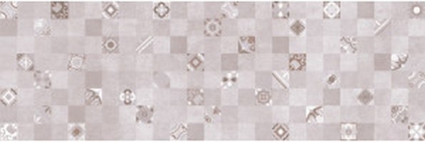 Декор Нефрит-Керамика Брендл Мозаика серый 20x60 17-01-06-2213