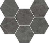 Декор Italon Charme Evo Antracite Mosaico Hexagon 25x29 620110000050