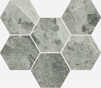 Декор Italon Charme Extra Silver Mosaico Hexagon 25x29 620110000067