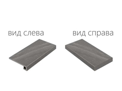 Ступень Italon Contempora Carbon Scalino Angolare Destro 33x120 620070000672