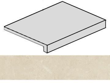 Ступень Italon Genesis Moon White Scalino Angolare 33x60 620070001058