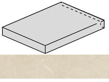 Ступень Italon Genesis Moon White Scalino Angolare 33x60 620070001063