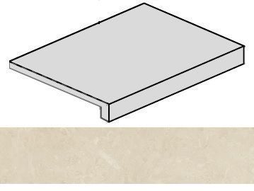 Ступень Italon Genesis Moon White Scalino Frontale 33x120 620070001068