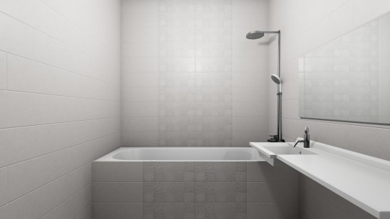 Декор Керамин Тоскана 2Д серый 20x50
