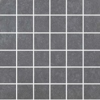 Мозаика 73106 Blueside Mosaico Charcoal Grey Rett 30x30 La Fabbrica
