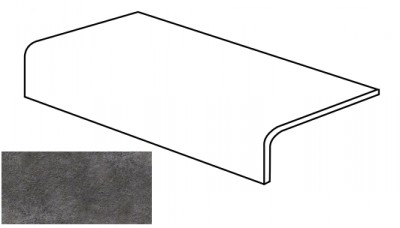 Ступень E62NE4 I Quarzi Elemento "L" Antracite R11 16x30.5x4.5 La Fabbrica