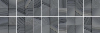 Декор MM60085 Agat мозаичный серый 20x60 Laparet