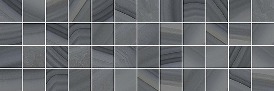 Декор MM60085 Agat мозаичный серый 20x60 Laparet