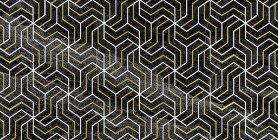 Декор Crystal Fractal чёрный 30x60 Laparet