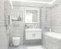Декор Mm11188 Glossy мозаичный серый 20x60 Laparet