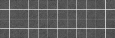 Декор Story мозаичный чёрный 20x60 MM60094 Laparet