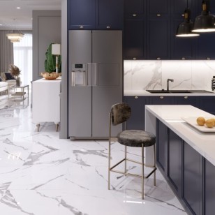 Керамогранит Laparet Golden White Statuario полированный 60x60