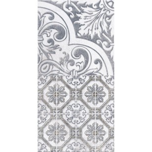 Декор 1641-0095 Декор 3 Кампанилья серый 20х40 Lasselsberger Ceramics