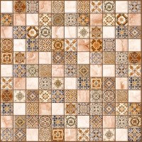 Керамогранит настенный 5032-0199 Орнелла мозаика коричневый 30х30 Lasselsberger Ceramics