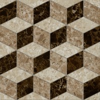 Керамогранит напольный 6046-0350 Скольера коричневый геометрия 45х45 Lasselsberger Ceramics