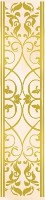 Бордюр Lasselsberger Ceramics Андорра Лория желтый 39.8x9