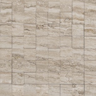 Мозаика настенная MMPX Allmarble Travertino 3D Mosaico 30х30 Marazzi Italy