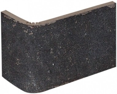 Керамогранит угловой MMMS Terramix Nero 7x19 Marazzi Italy