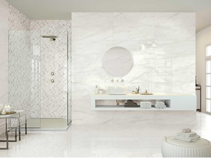 Керамогранит Marazzi Italy Marbleplay White Lux Rett 58x116 M4LL