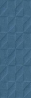 Плитка Marazzi Italy Outfit Blue Struttura Tetris 3D 25x76 настенная M12A