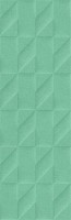 Плитка Marazzi Italy Outfit Turquoise Struttura Tetris 3D 25x76 настенная M129
