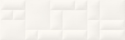 Плитка настенная O-PIL-WTA051 Pillow Game Белый Рельеф 29x89 Mei