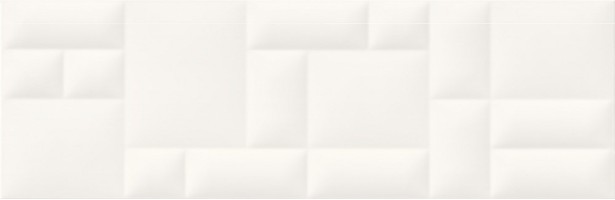 Плитка настенная O-PIL-WTA051 Pillow Game Белый Рельеф 29x89 Mei