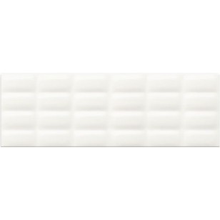Плитка настенная O-WHM-WTU052 Pret A Porter White Glossy Pillow Structure 25x75 Mei