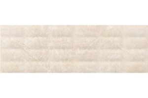 Плитка настенная O-SOA-WTD302 Soft Marble светло-бежевый рельеф 24x74 Mei