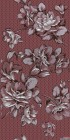 Декор 04-01-1-08-03-47-100-1 Аллегро бордо цветы 20х40 Нефрит-Керамика