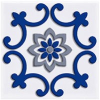 Декор 04-01-1-02-03-65-1001-3 Сиди-Бу-Саид синий 9.9x9.9 Нефрит-Керамика