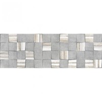 Настенная плитка 00-00-5-17-30-06-1117 Темари серый мозаика 20х60 Нефрит-Керамика