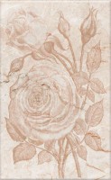 Декор Нефрит-Керамика Аиса Шато Роза бежевый 50x31 11-03-11-101-2