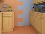 Плитка Нефрит-Керамика Медео оранжевый 25x33 настенная 07-01-35-058