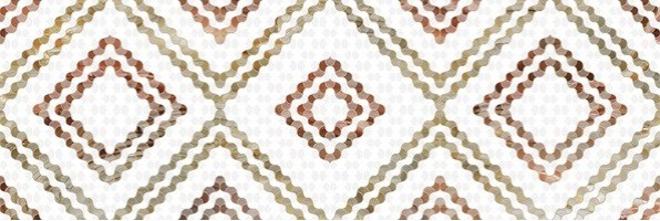 Декор Нефрит-Керамика Кинтана Геометрия белый 20x60 17-00-81-1449