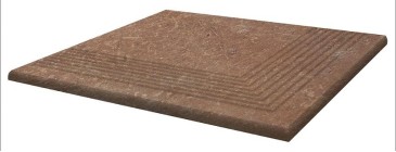 Ступень Paradyz Scandiano Rosso Stopnica Narozna New 30x30