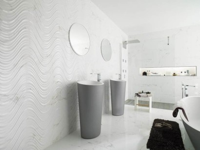 Декор Porcelanosa Marmol Carrara Mosaico Blanco 33.3x100 100292087