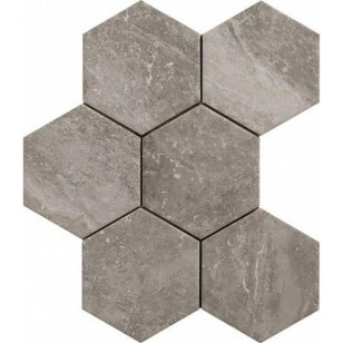 Керамогранит напольный R4TE Bistrot Crux Grey 21x18,2 Ragno