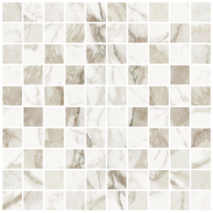 Мозаика настенная 727537 I Bianchi Di Rex Calacatta Mosaico 3D Mix 3x3 30x30 Rex Ceramiche